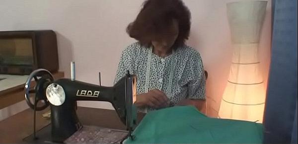  Sewing 70 yo granny pleases him